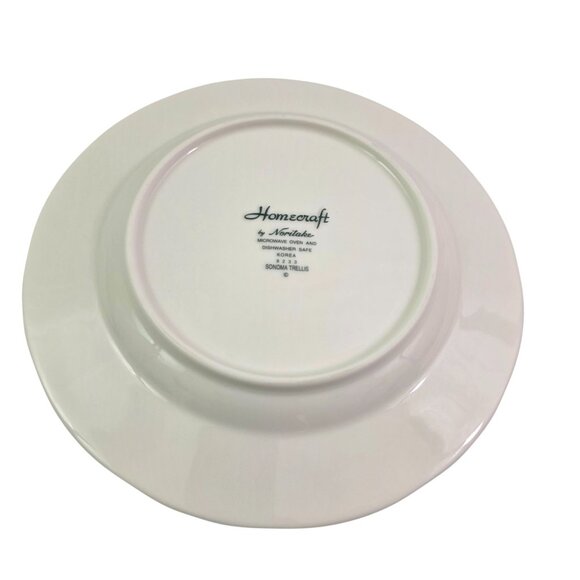 Noritake Homecraft Sonoma Trellis 8.5” Salad Luncheon Plates – Set of 4 - Picture 5 of 16